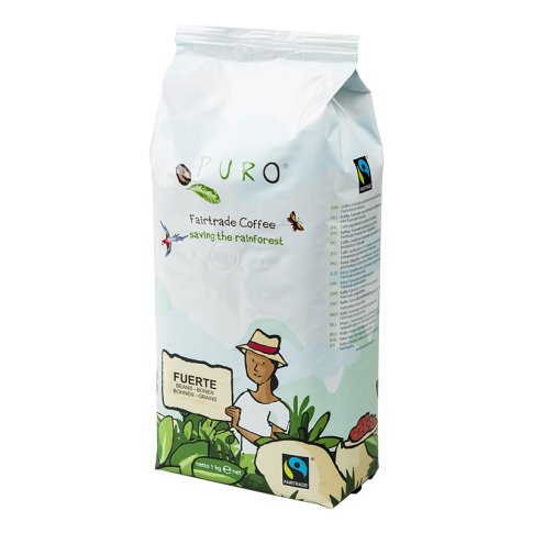 Cafea bio boabe, Puro Bio-Organic, 1 KG